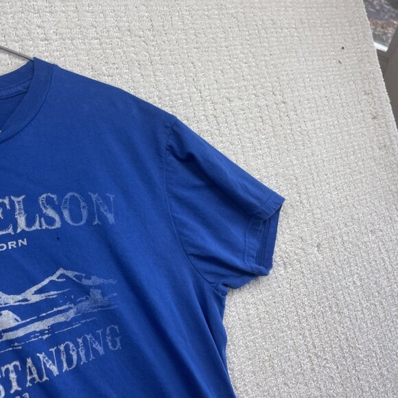 Willie Nelson Last Man Standing Size M Blue Shirt Country Legend Texas Born Read - Picture 9 of 16